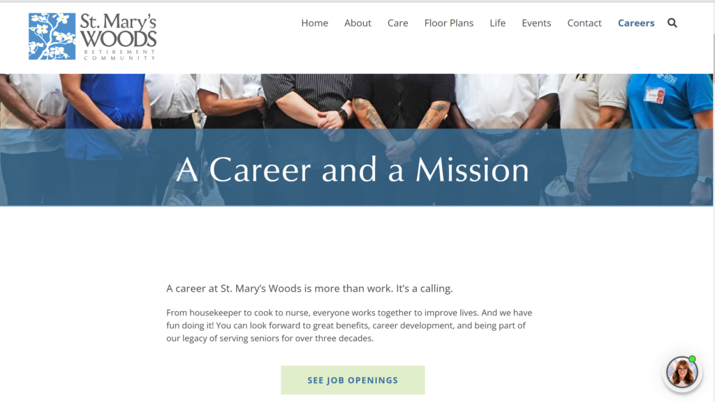 StMarys Home page website